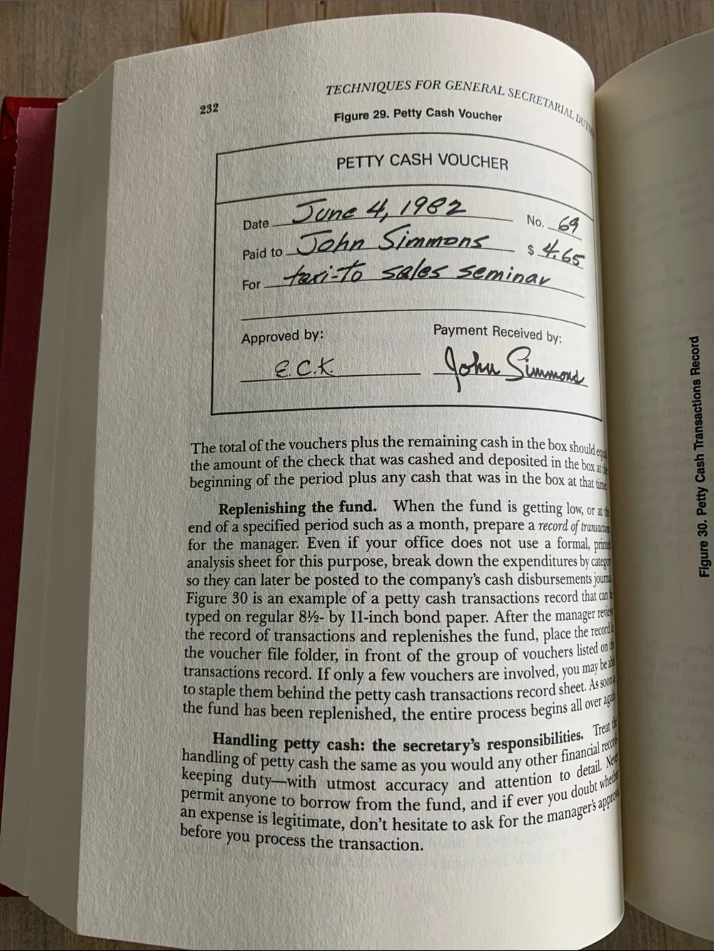 Complete Secretary's Handbook - Red Cover